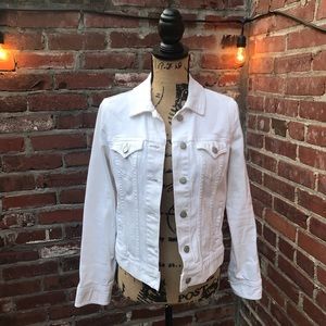 White Jean Jacket by Old Navy